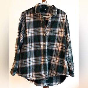 Old Navy Boyfriend Plaid Shirt